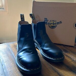 Dr. Martens Smooth Black Leather 2976 YS US M10/W11 Lightly Worn